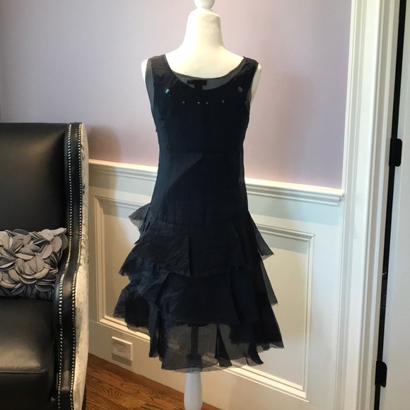 Beautuful DKNY Cocktail Dress!(Navy color) - Picture 5 of 8